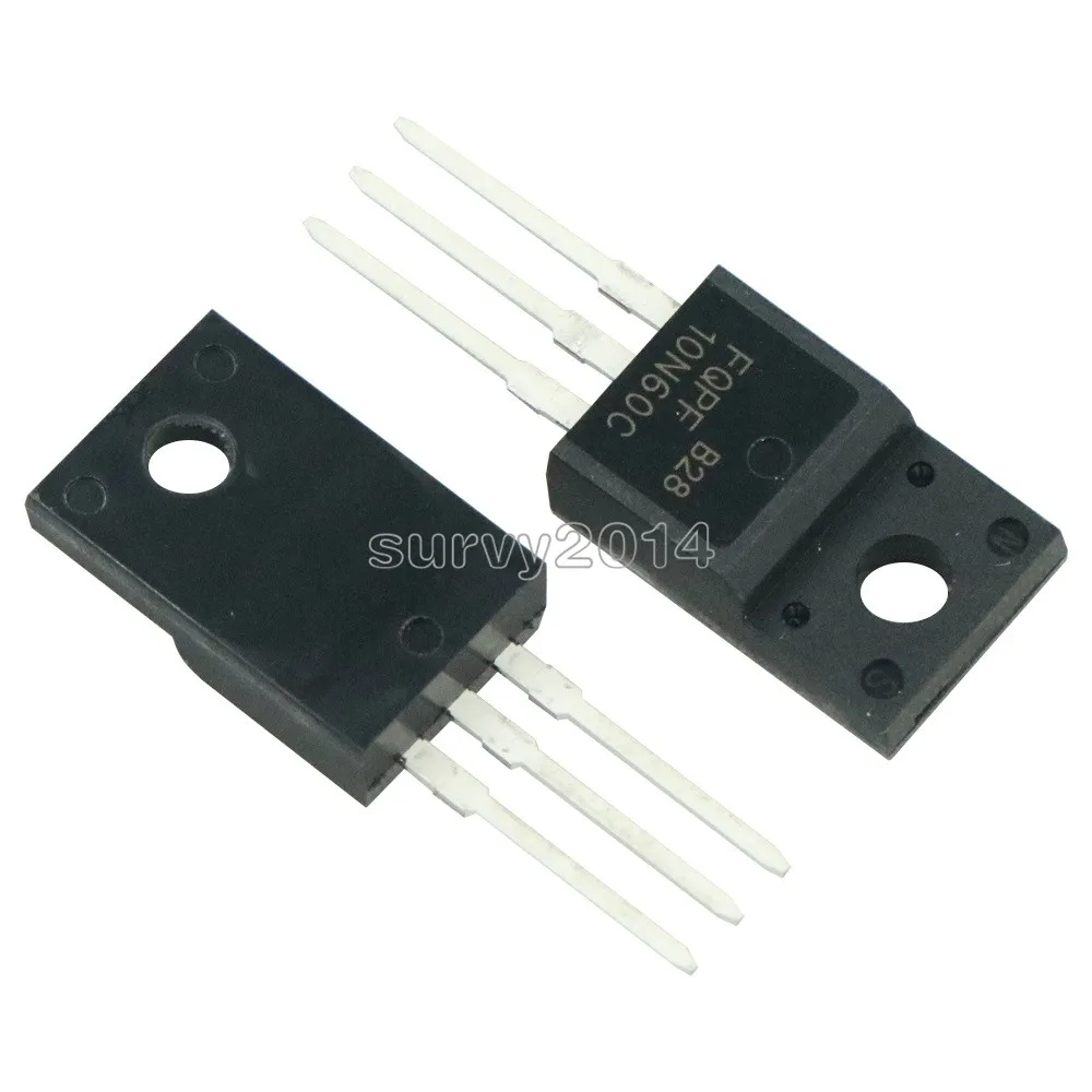 10 шт. FQPF10N60C TO-220 10N60C 10N60 TO220 FQPF10N60 Новый МОП полевой транзистор | Электроника