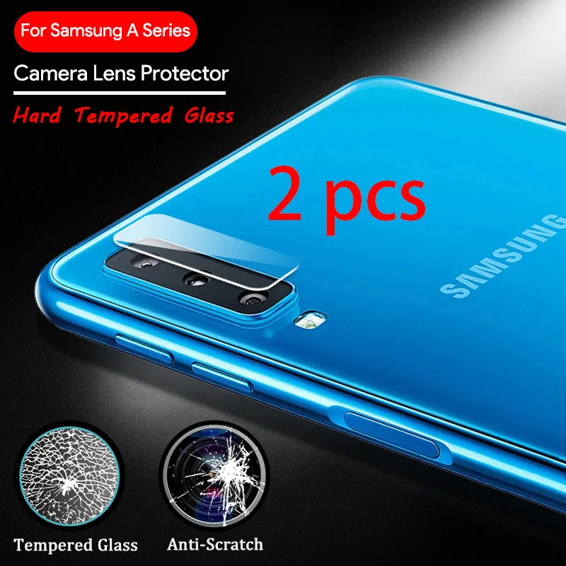 

2 pcs! Phone Lens Glass for Samsung Galaxy A50 S8 S9 A7 2018 S10 Plus A70 Camera Lens Protector for Samsung Note 9 8
