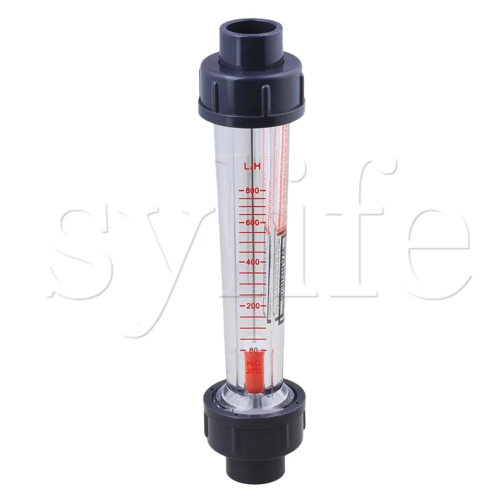 80-800L/ч Пластик трубка жидкой воды ротаметр LZS-15 расходомер 26 мм (диаметр) |