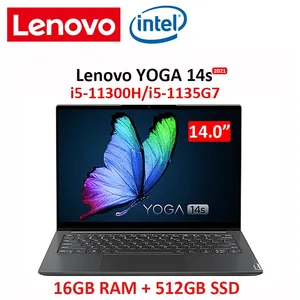 lenovo laptop yoga 14s new 2021 i5 11300hi5 1135g7 16gb ram 512gb ssd 14 inch full screen ultrathin laptop free global shipping