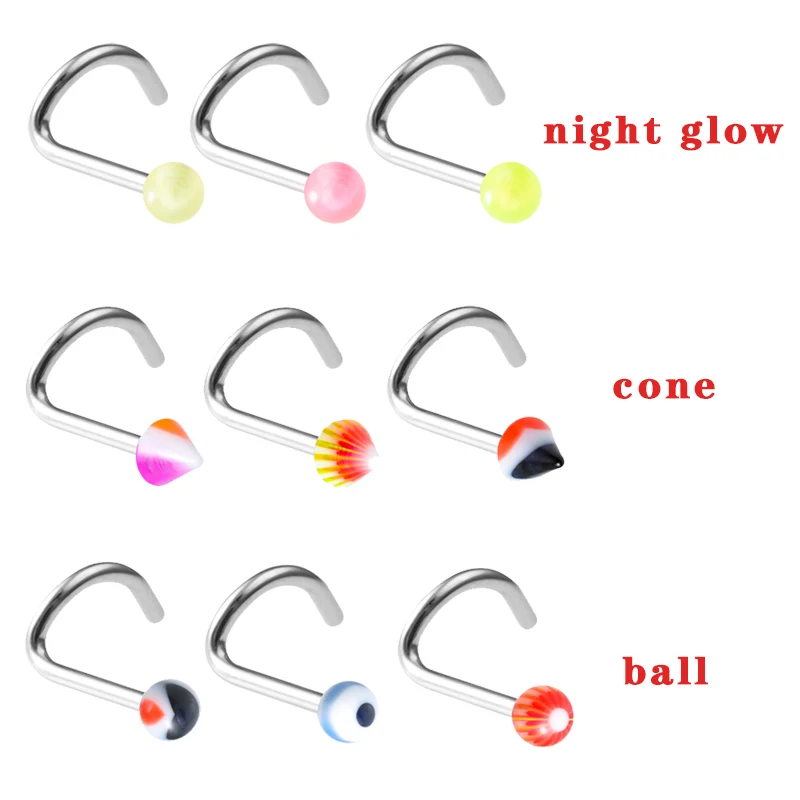 

Disposable Safe Sterile Nose Piercing Gun Unit & 15pcs Nose Stud Ring Set Earring Professional Tool Machine Ear Kit Body Jewelry