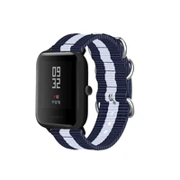 20mm steel buckle nylon band for xiaomi huami amazfit gts gtr 42mm watch strap for amazfit bip lite s bracelet bands