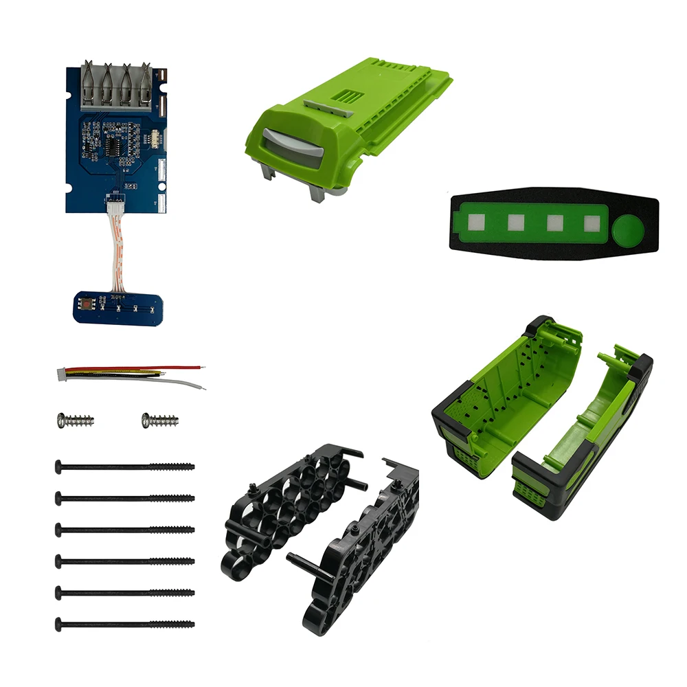 Литий ионный аккумулятор 20*18650 пластиковый чехол защитная печатная плата для