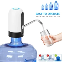 water bottle pump usb charging automatic electric water dispenser pump bottle water pump auto switch drinking dispenser