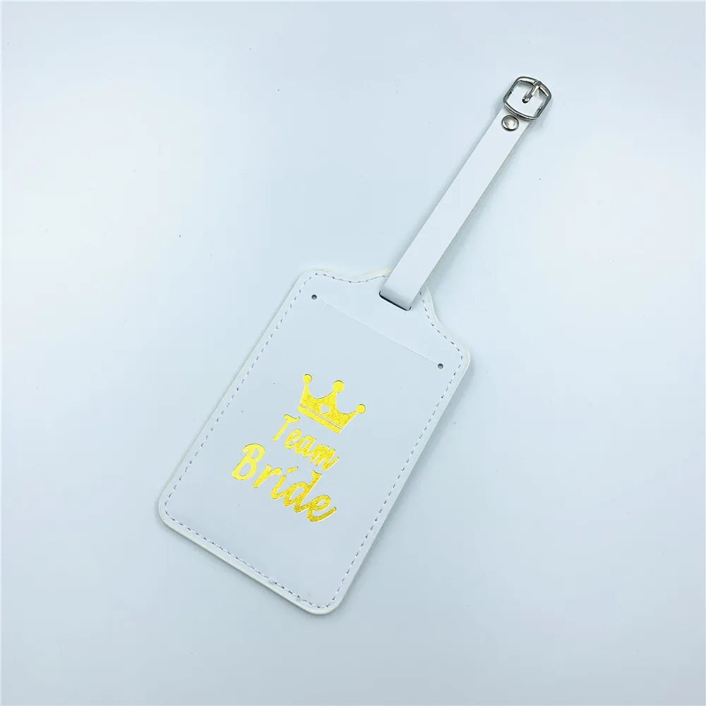 Багажная бирка для девичвечерние команды невесты кожаный чемодан IDAddres