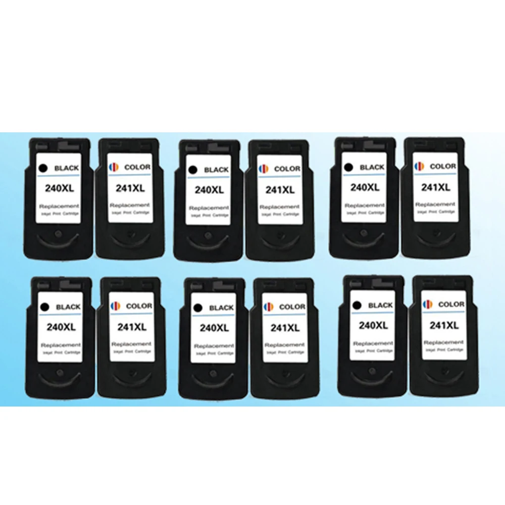 12x Замена для PG240 CL241 XL чернильный картридж чернила PIXMA MX514 MX372 MX392 MX432 MX452 MX512 MX522 |