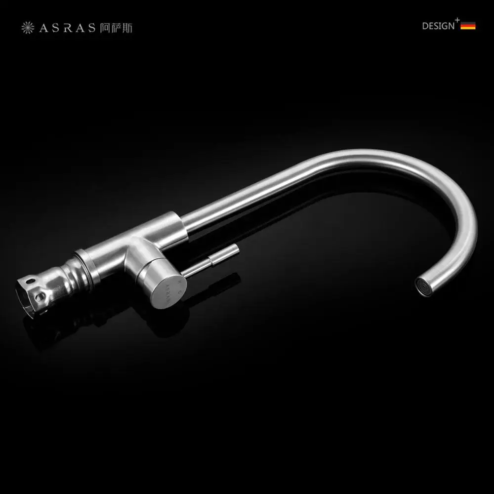 

ASRAS -3051 304 stainless steel kitchen tap hot/cold mixer rotatable