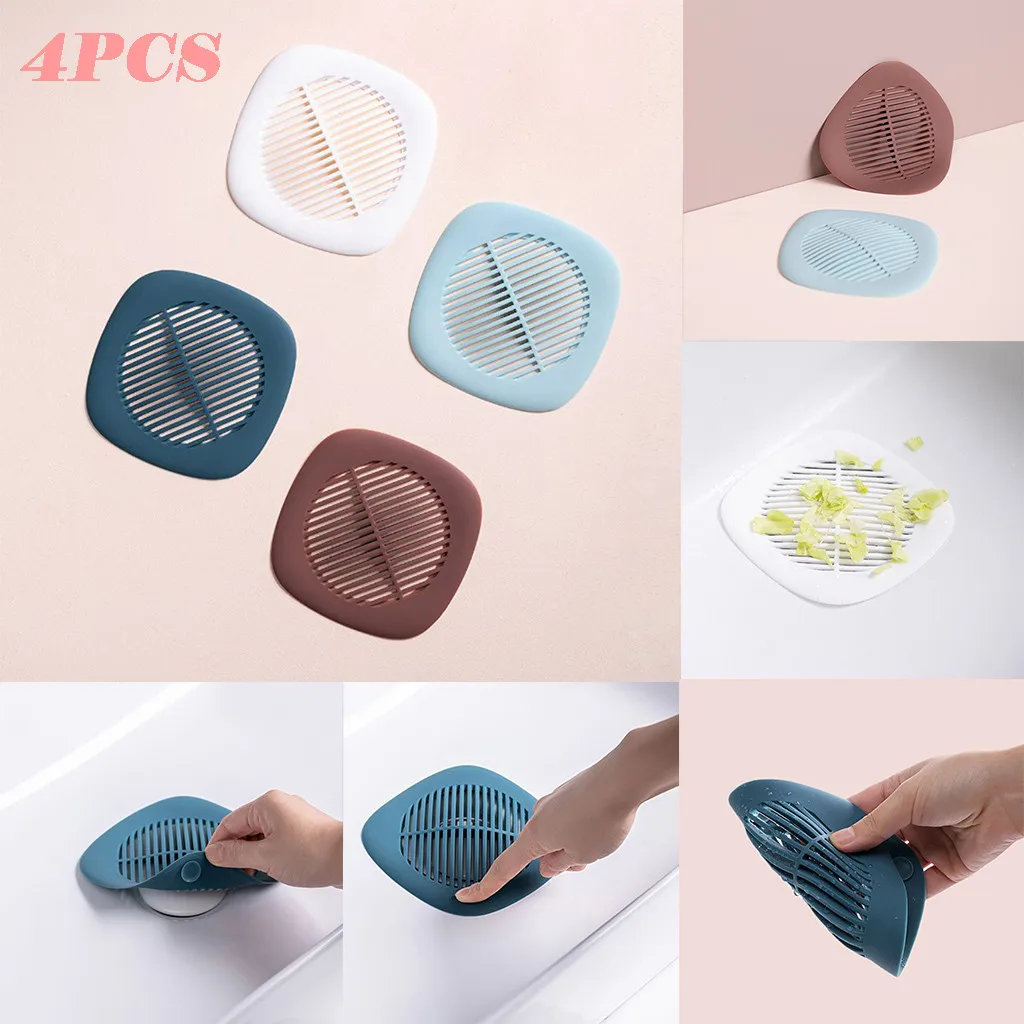 4 шт. фильтр для раковины ванной комнаты напольная крышка кухонной канализации