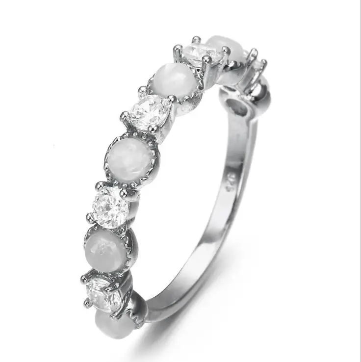 Doreen Box элегантное бледно-розовое стразы кольцо Женское Обручальное обручальное