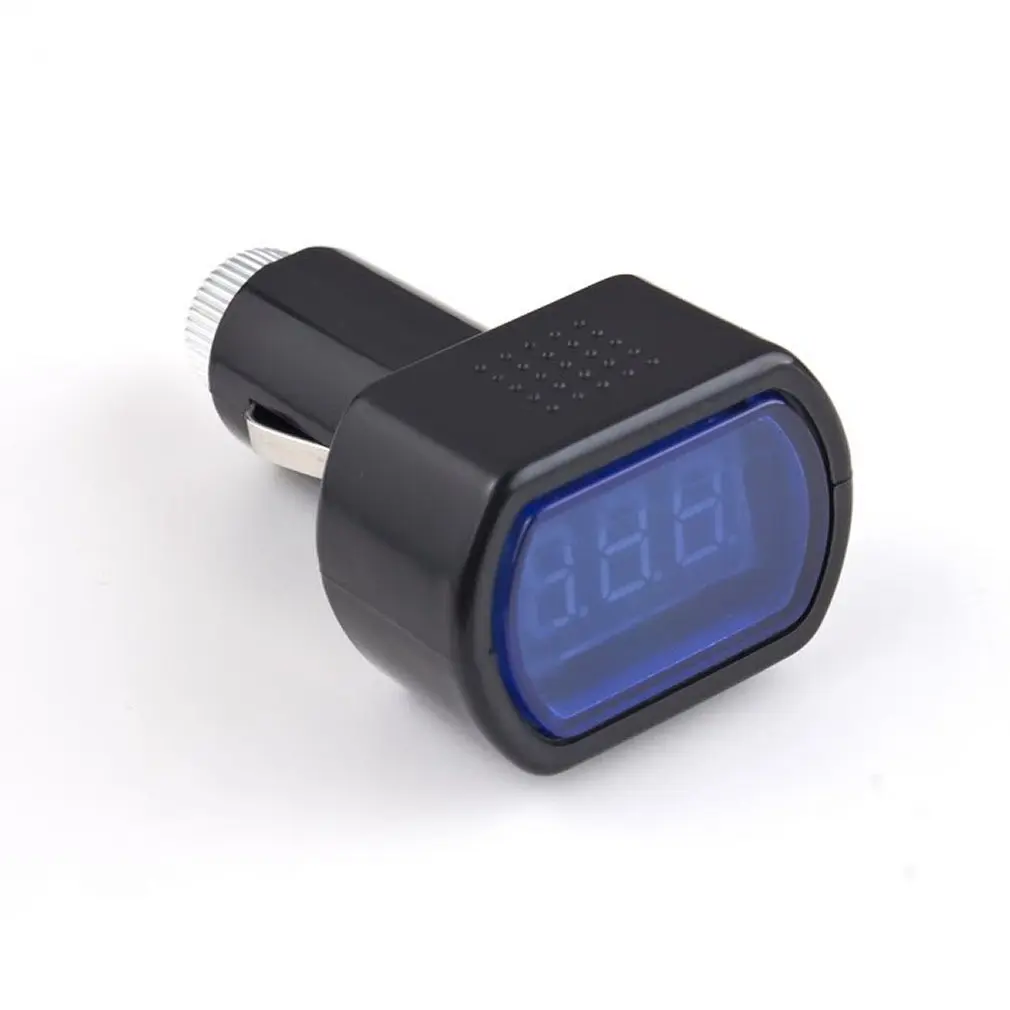 

DC 12V / 24V Car Digital LED Engine Battery Voltage Electric Volt Meter Monitor Indicator Tester Voltmeter Dropshipping 2020 hot
