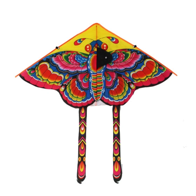 

Drop Ship New Colorful Butterfly Kite Outdoor Kites Flying Toys Kite For Children Kids Without line
