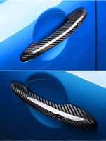 for minicooper f54 real carbon fiber car door handle cover trim f55 f56 f57 f60 clubman countryman exterior styling accessories