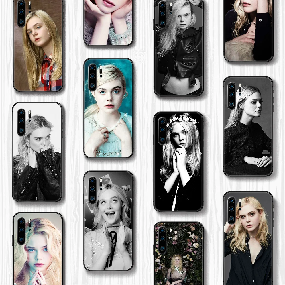 Чехол для телефона Elle Fanning Корпус Корпуса Для Huawei P8 P9 P10 P20 P30 P40 Lite Pro Plus smart Z 2019
