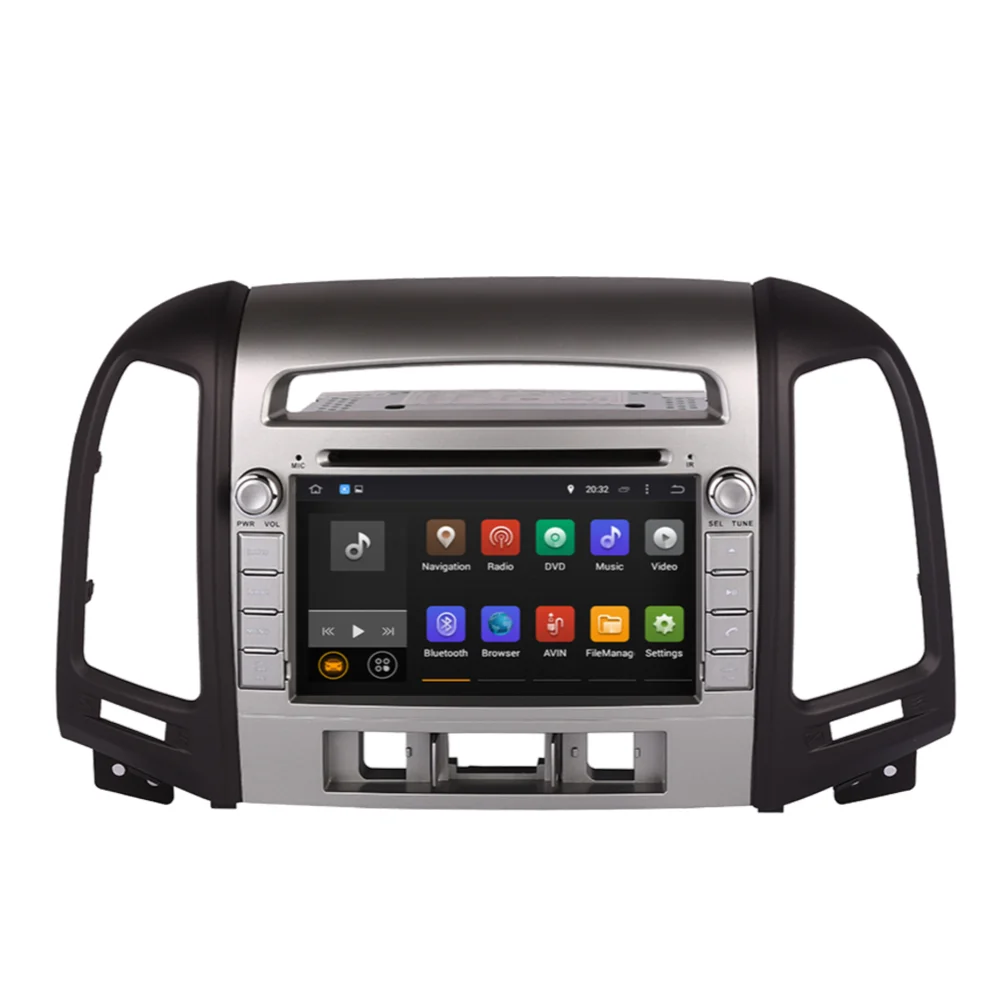 

Car GPS Navigation Multimedia DVD Player for HYUNDAI SANTA FE 2006-2012 3 Holes Auto Radio Stereo with BT WiFi Mirror Link