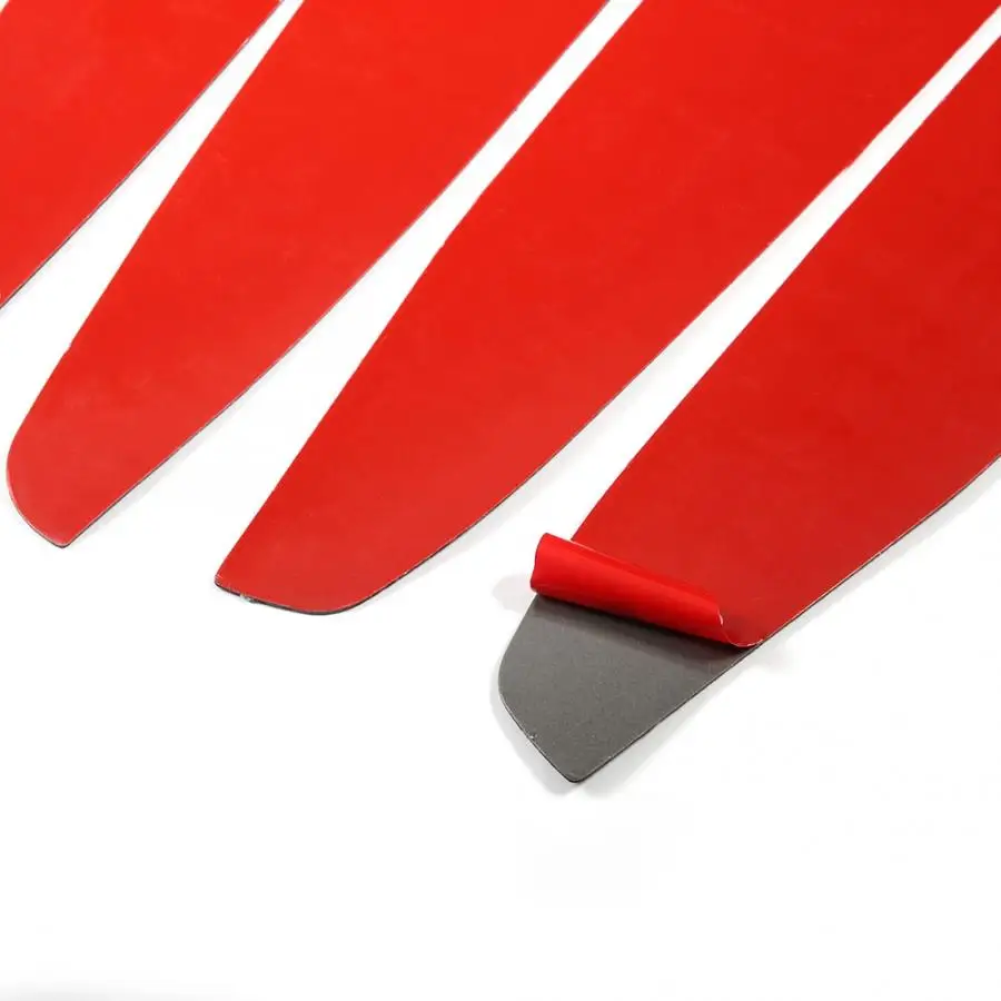 4 шт. карбоновые наклейки для интерьера двери окна переключателя крышки отделки