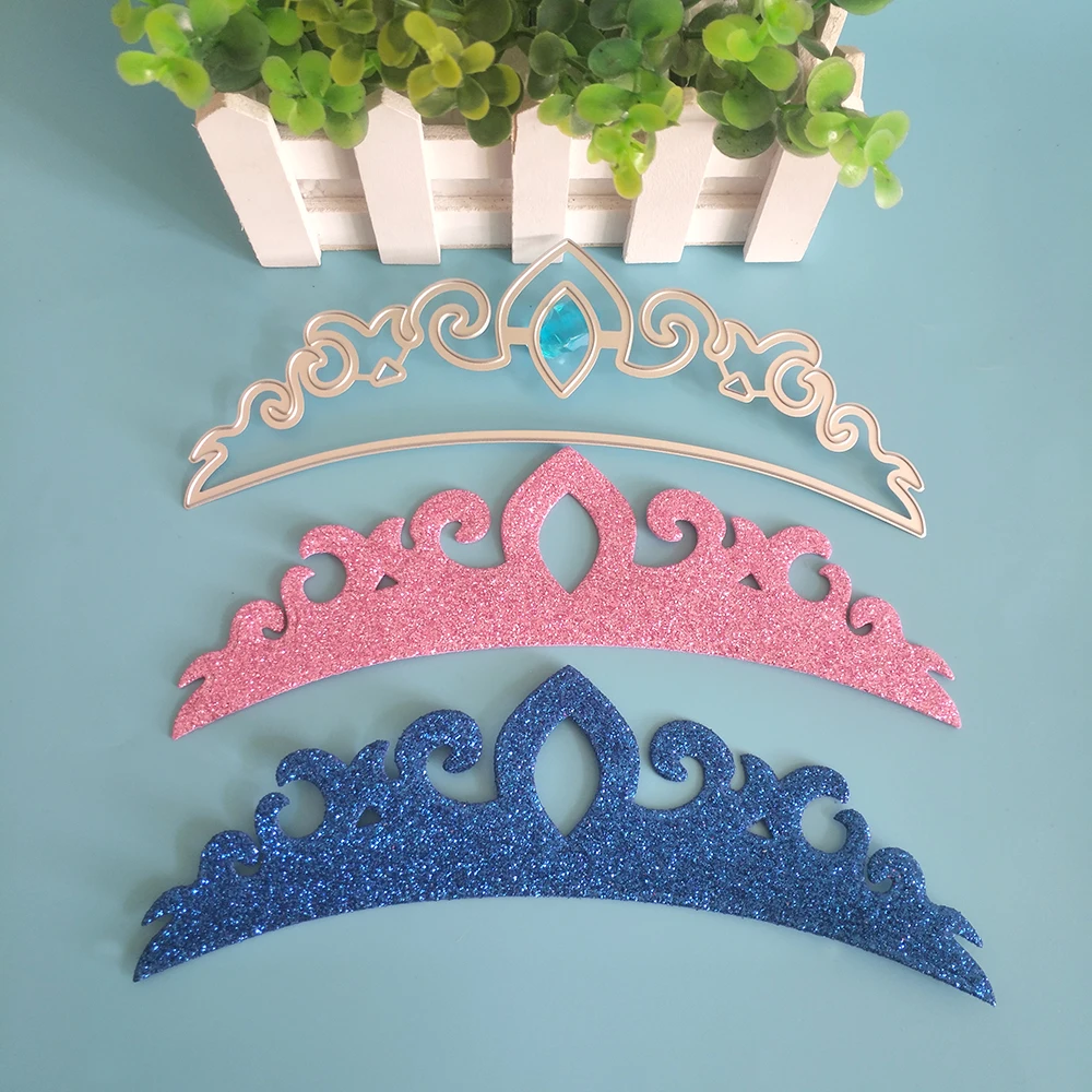 

New crown hair accessories cutting dies DIY scrapbook, embossed card making, photo album decoration, handmade craft