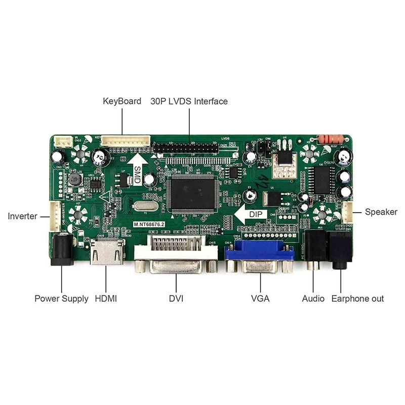 Hdmi + Vga Dvi аудио вход ЖК-контроллер плата для Hsd190Men4 M170En06 17 дюймов 19 1280X1024 4Ccfl 30