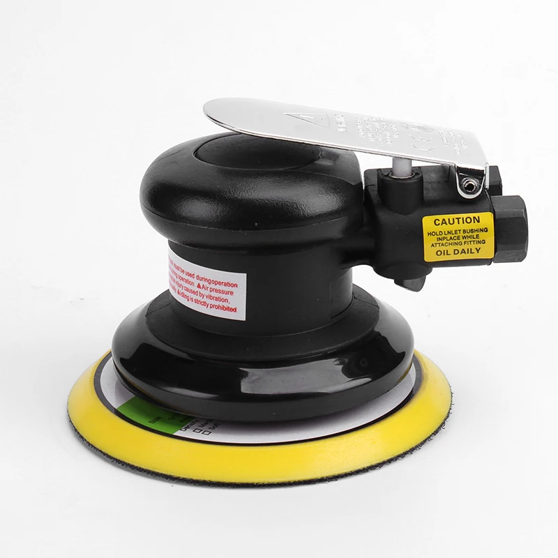 5”Professional Air Random Orbital Palm Sander,Dual Action Pneumatic Sander,Polisher Sanding,Light Weight,Low Vibration, Heavy Du