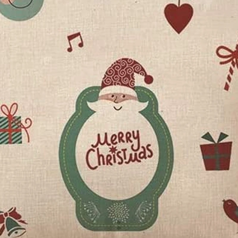 

Cushion Cover Christmas Cushion Cover Linen Throw Pillow Case Xmas Decorative Pillow Cover Sofa Bed Chair Home Decor