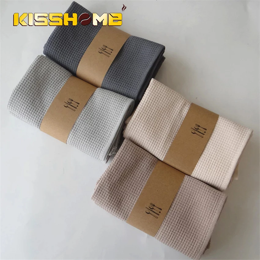 

Nordic style cotton rectangle plain waffle tea napkin kitchen napkin Nordic style cotton rectangle plain waffle tea napkin kitch