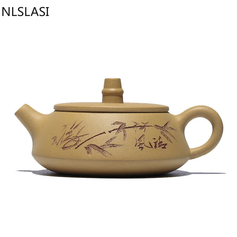 

Yixing Authentic teapot purple clay tea pot Famous Handmade Tea set kettle Chinese Tea ceremony customized gifts 150ml