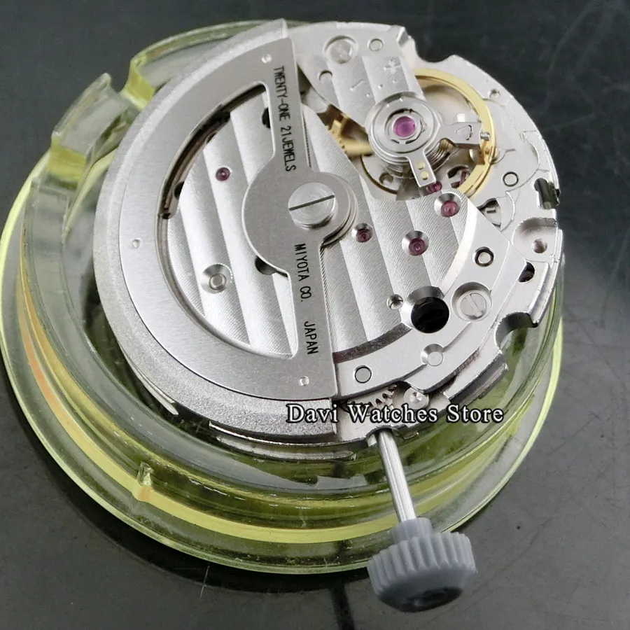 Автомеханические часы 21 jewels Miyota 821A 8215 с календарем и датой|Ремонтные инструменты