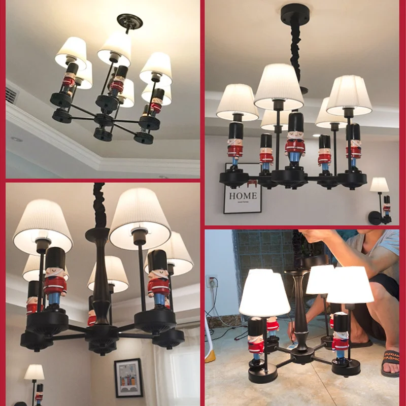 Люстры для детской комнаты люстра спальни и мальчиков креативные Мультяшные