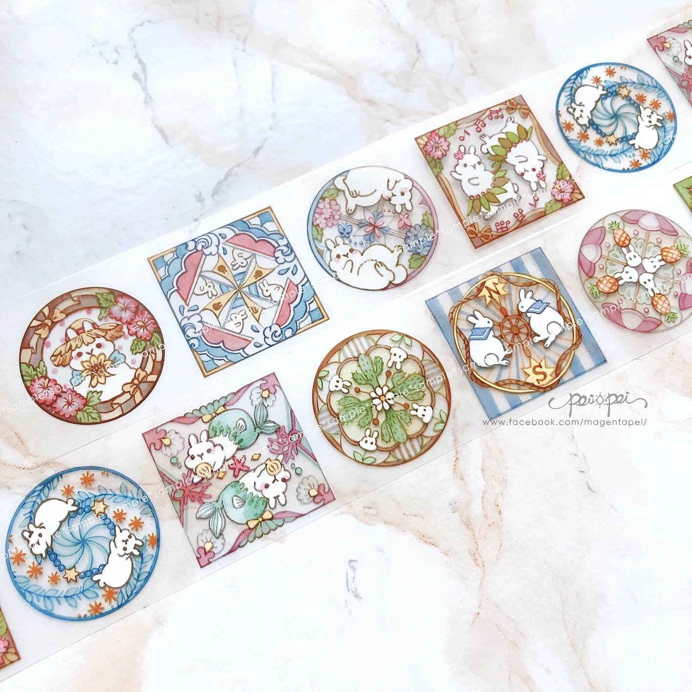 

1 Loop Rabbit Masking Tape Pet Decoration Net