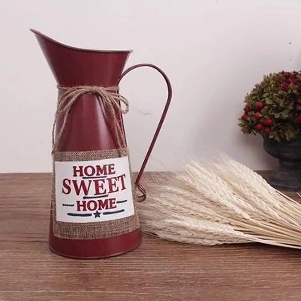 Цветочный горшок в стиле ретро гальванизированный Железный цветочный