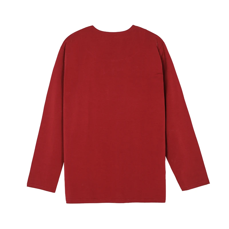 Мужские футболки с длинным рукавом большого размера плюс Топы простая черная