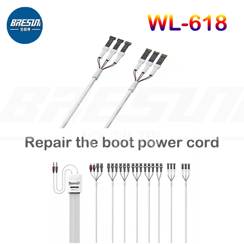 

WYLIE WL-618 ремонтный шнур питания для загрузки, мобильный направляющий провод, подходит для ремонта iOS и Android, инструмент для проверки мощности