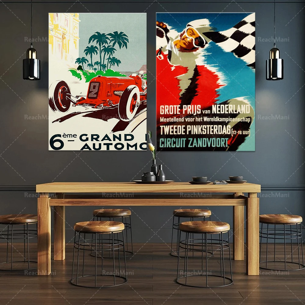 Печать на холсте ReachMani Geo Ham Monaco Avril 1934