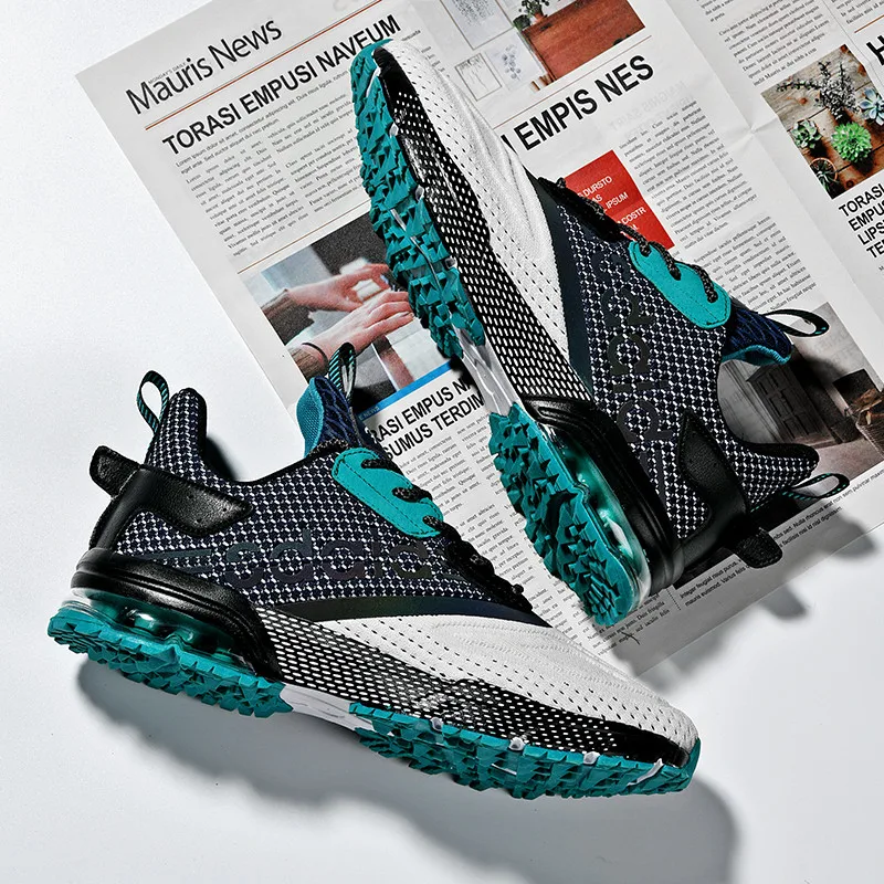 

Кроссовки мужские сетчатые без шнуровки, повседневные модные спортивные сникерсы, дышащие, черные