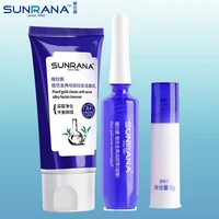 sunrana plant gold acne removing gel classic anfi acne silky facial cleanser set control oil moisturize skin repair