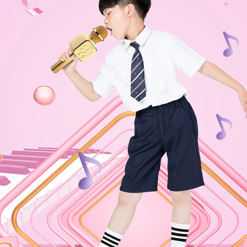 Беспроводной микрофон для караоке портативный пения KTV вечерние детские