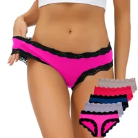 high quality women underwear set 5pcspack panties for women solid color smooth female briefs row rise new ladies panties 2020