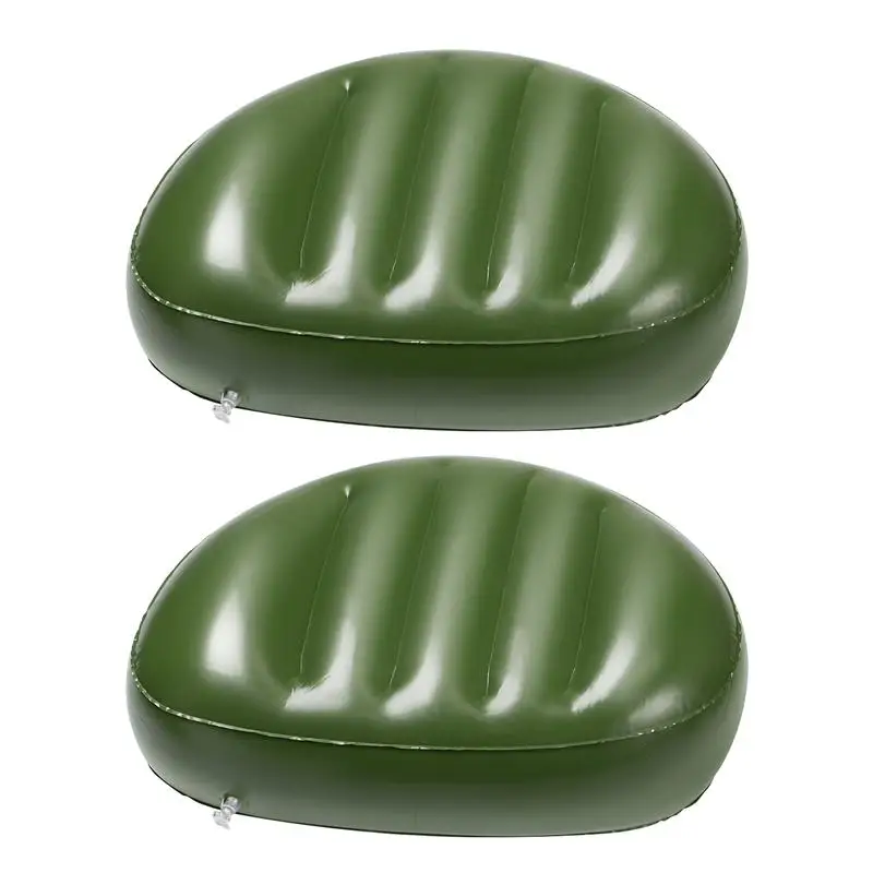 

2pcs Air Cushion Inflatable Boat Camping Pvc Seat Thick Big Valve Fishing Boat Outdoor Camping Rest Deflatable Foldable