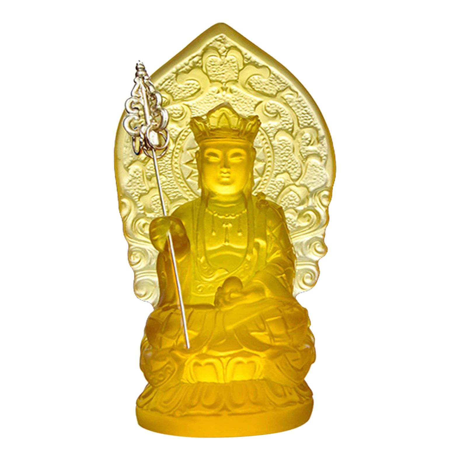 Статуя Будды из смолы Ksitigarbha Bodhisattva Tangseng статуя Восточно-Азиатский Декор | Дом и