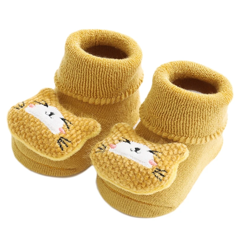 

Autumn and winter terry thickened doll cartoon dispensing non-slip baby children