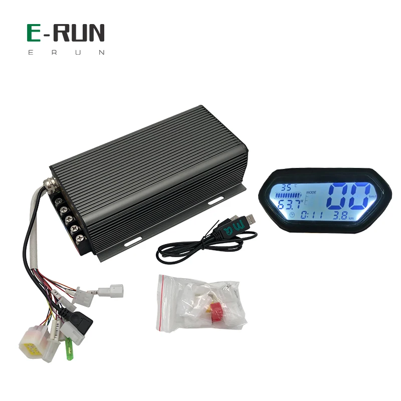 

MQ QS Sabvoton SVMC72150 150A 3000W-4000W BLDC Sine Wave Three Speed Electric Bicycle Motor Controller With 48V-144V N2 Display