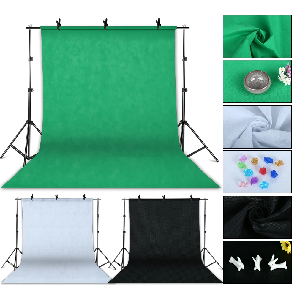 Фотостудия светильник ing Kit 2x3 м задний фон рамка с 3 шт. фон фотография светильник софтбокс отражающий зонтик штатив Стенд