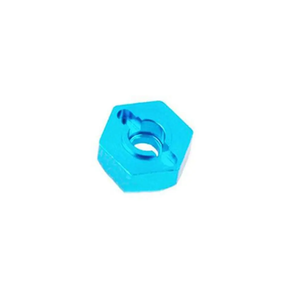 

4pcs Aluminum Alloy Wheel Hex Nuts With Pins Drive Hubs 12mm Locknut Adapter RC Car Metal Accessories For 4WD RC Car
