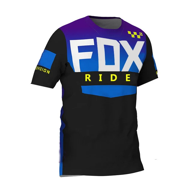 

RIDEFOXmotorcycle mountain bike team downhill jersey MTB Offroad DH MX bicycle locomotive shirt cross country mountain bike