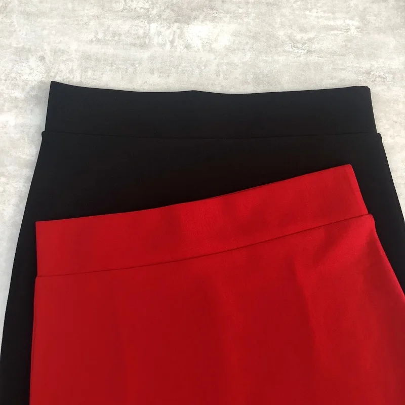 Весенне летние женские юбки облегающие мини растягивающиеся большие эластичные