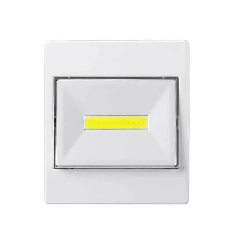 

COB LED Magnet Switch Night Light Super Bright Battery Operated Stick-Anywhere Night Wall Lamp For Bedside Lighting Supplies