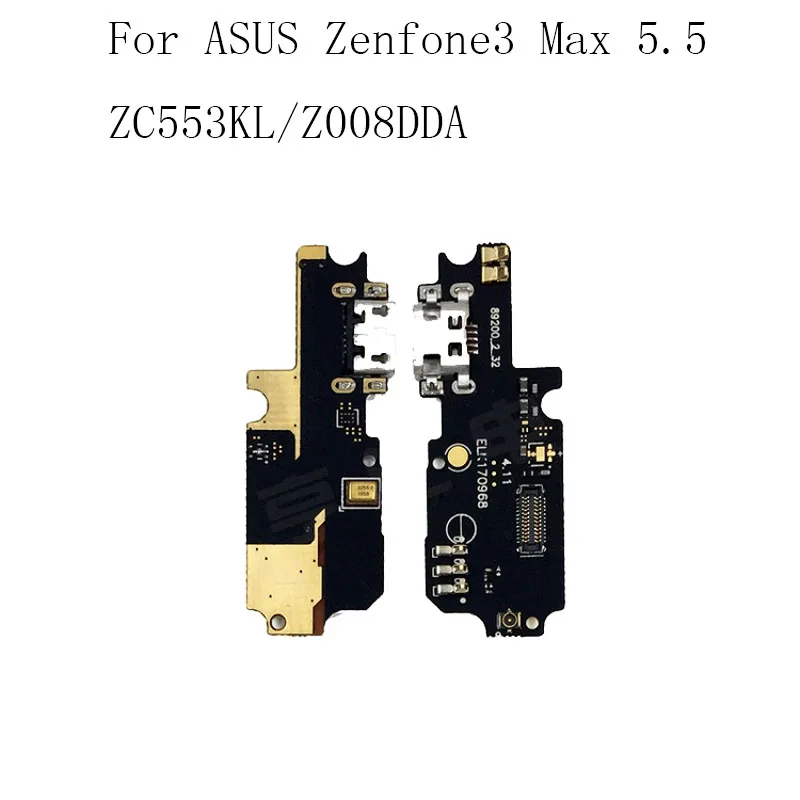 

For ASUS Zenfone3 Max 5.5 ZC553KL/Z008DDA Micro Dock Connector Charger Plug Board USB Charging Port Flex Cable Repair parts