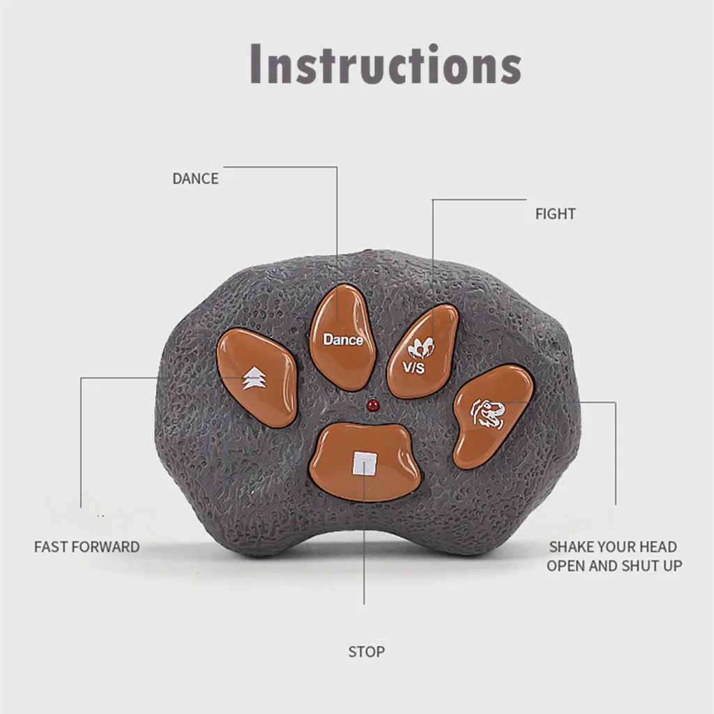 Умные развивающие забавные игрушки ревущий динозавр светильник для танцев