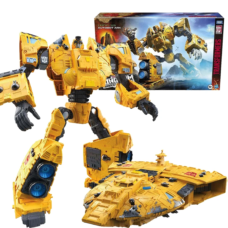 Transformers Kingdom-Robot coleccionable de la serie Titan Level Ark Teletraan I Optimus Prime, juguete, regalo de Navidad