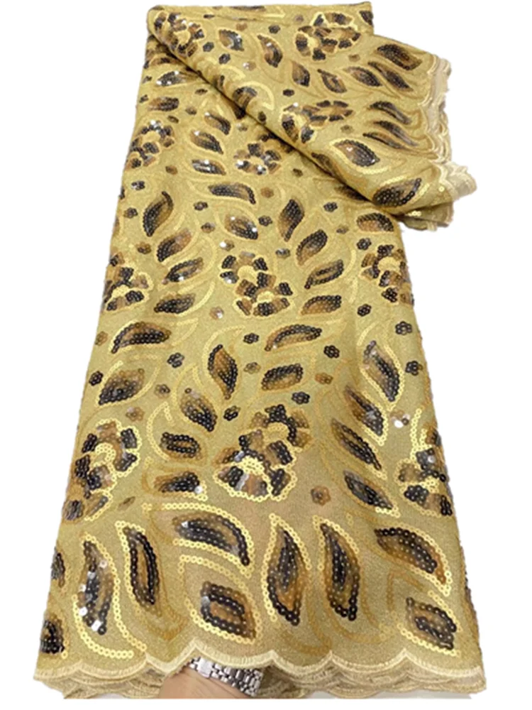 Французская фотография белая золотая вышивка фототкань 5 ярдов африканская