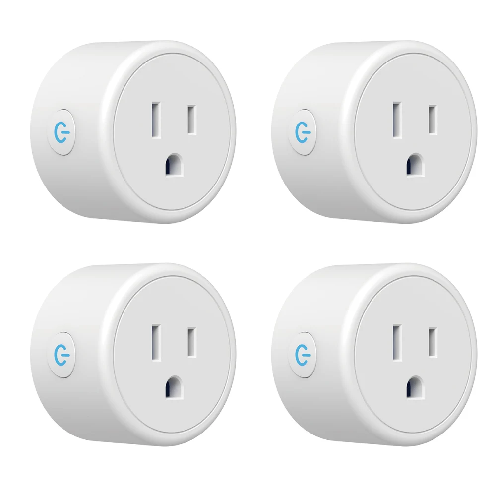 4 Pack США WiFi переключатель мини разъем беспроводной удлинитель удаленный выходной адаптер с таймером умный дом автоматизация Alexa Google совместимый - Цвет: 4 Pack